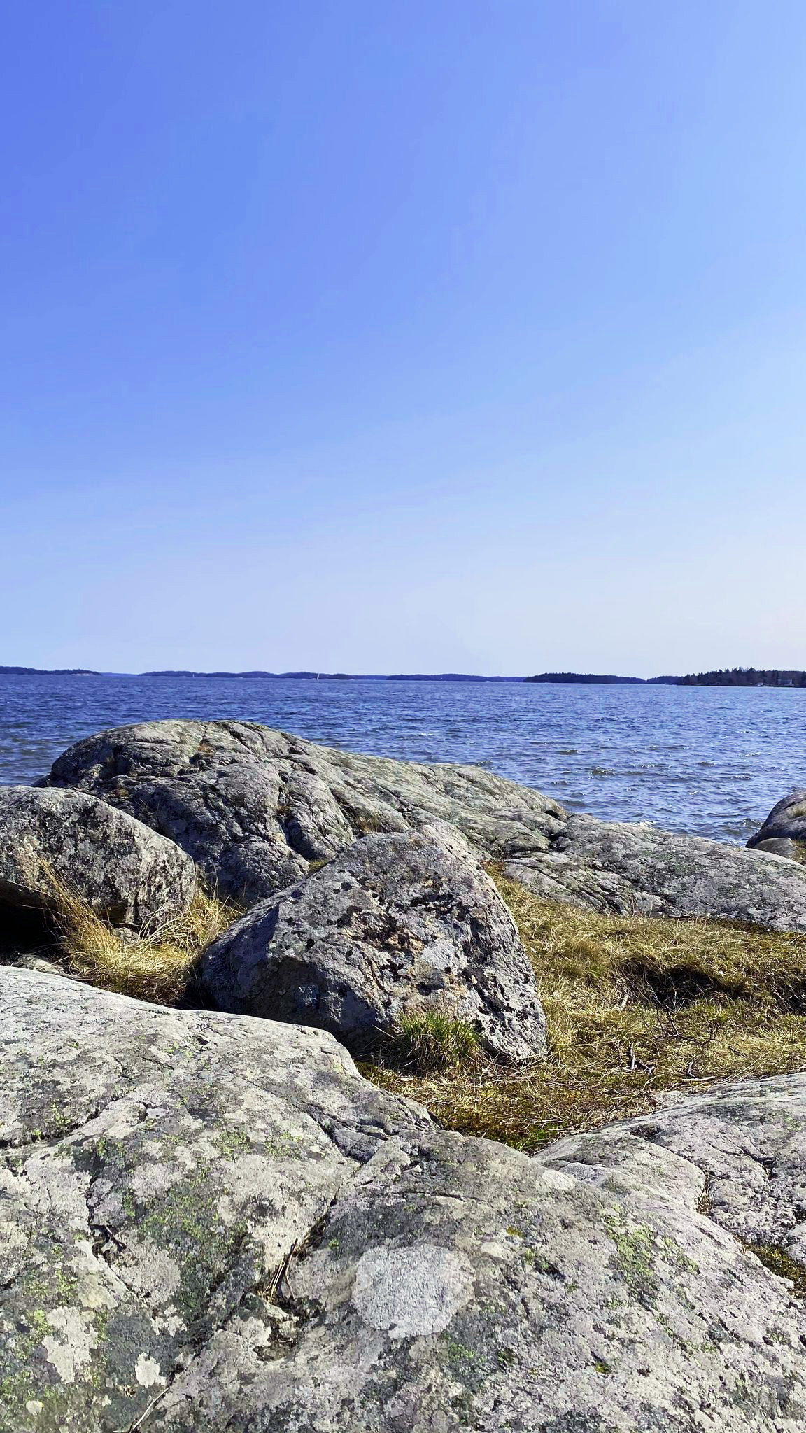 Klippor på Näsuddens naturreservat