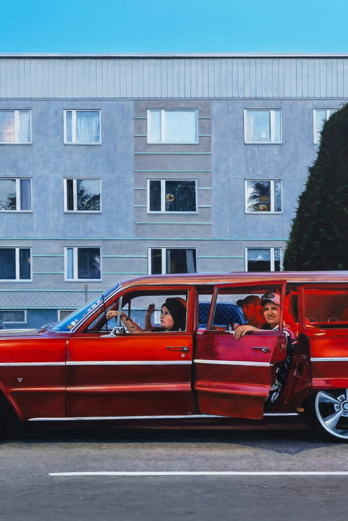Banner_Red Machine_2024_123x89cm_oiloncanvas_ACEriksson