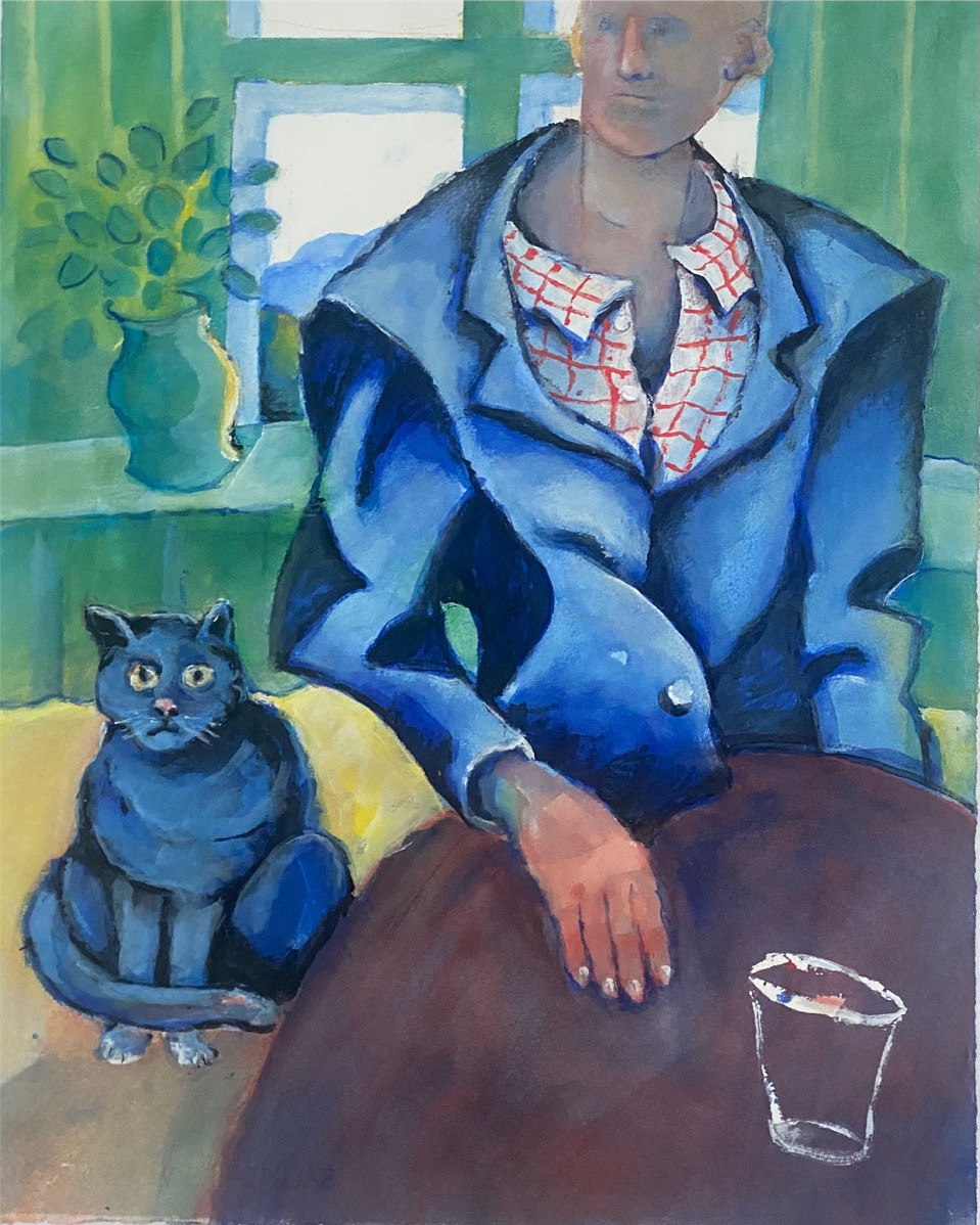 Jussi Taipaleenmäki visar sin konst på Runö Möten & Events