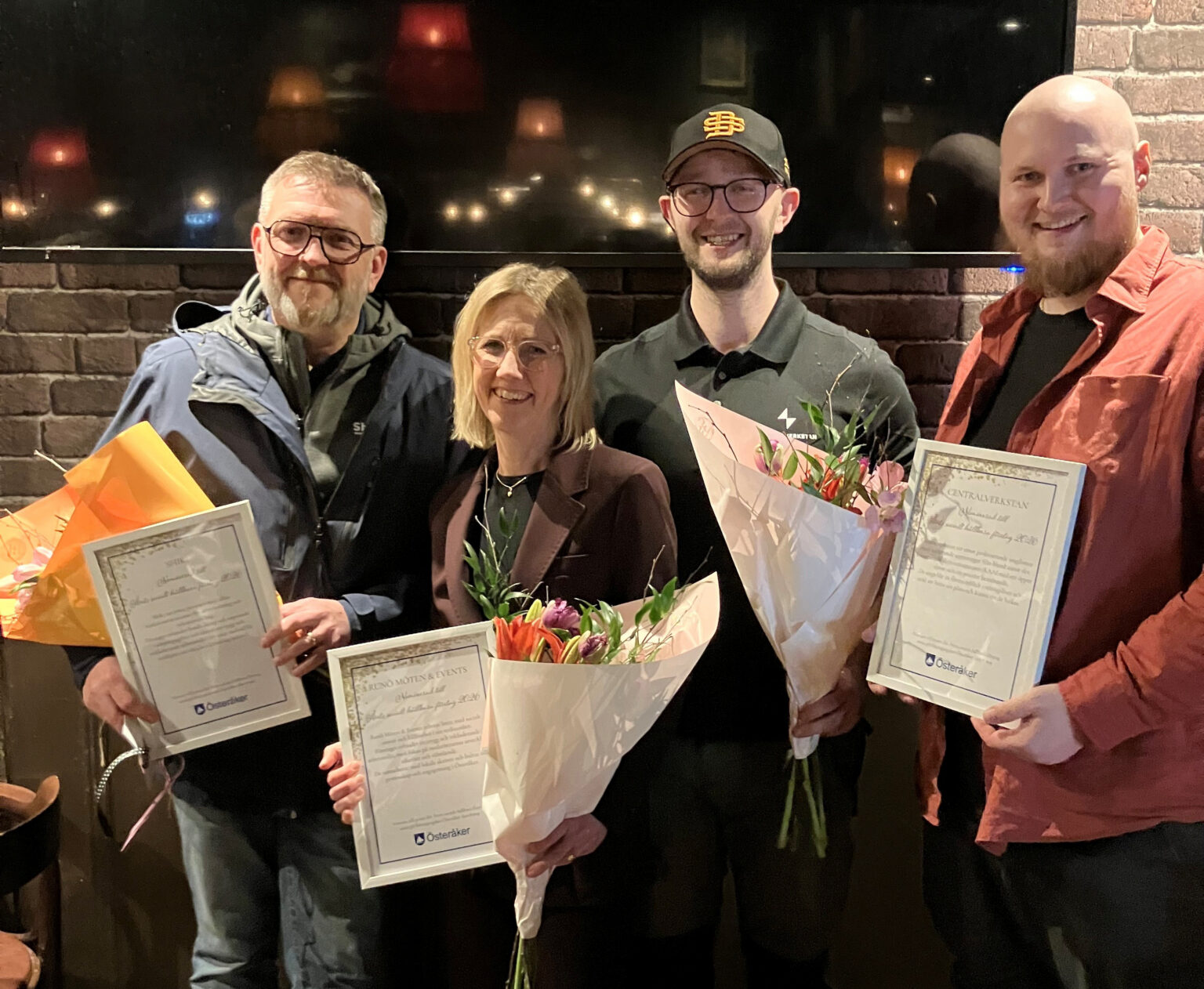 Runö Möten & Events, Centralverkstan och Shiki nominerades i kategorin Årets socialt hållbara företag